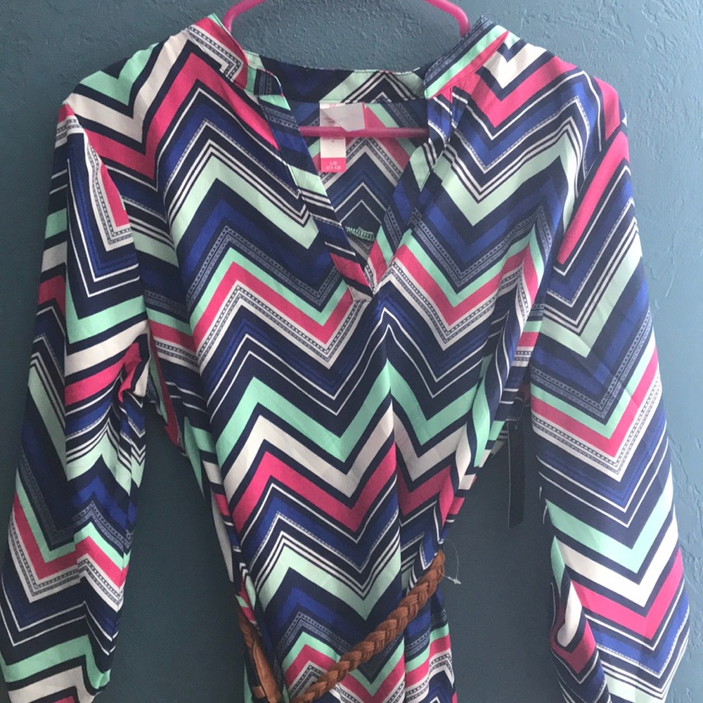 No boundaries  multicolor chevron sz lg